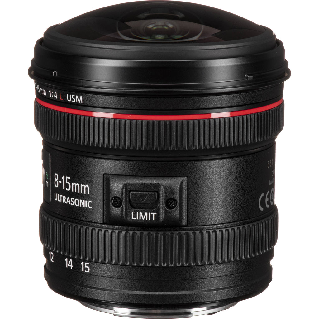 Canon EF 8-15mm f/4L Fisheye USM Lens with Starter Accessory Bundle: Universal Lens Cap Keeper, Dual - Ended Lens Cleaning Pen, Dust Blower & More (13pc Bundle)