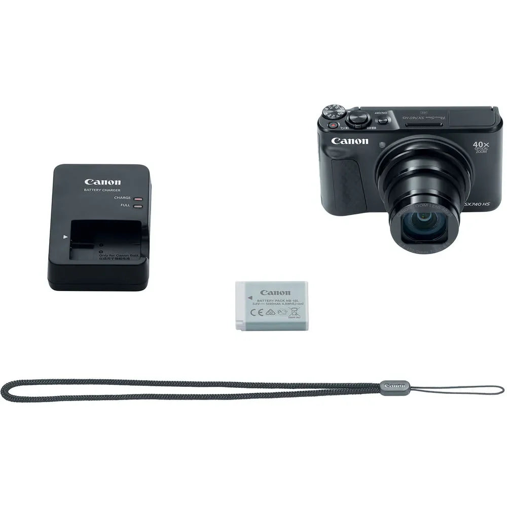Canon PowerShot SX740 HS (Black) - Phoenix Photo
