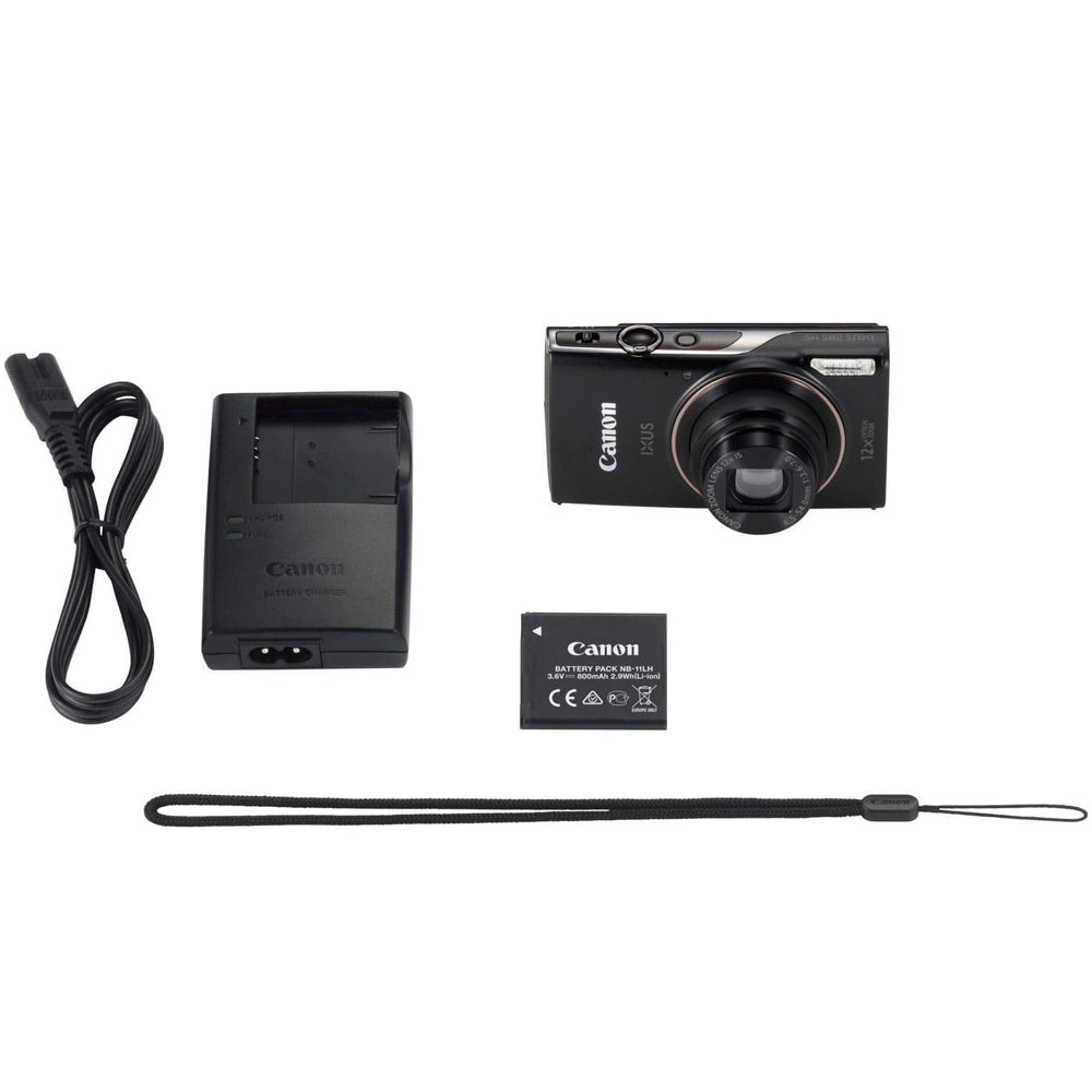 Canon IXUS 285 HS Digital Camera - Black