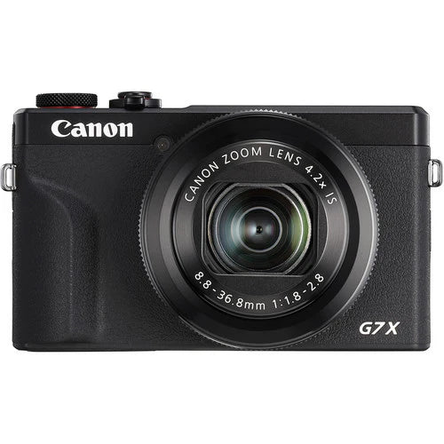Canon PowerShot G7 X Mark III Digital Camera Black – 20.1MP Compact Camera, 4K Video, Flip Screen, Wi-Fi, Bluetooth, 24–100mm Lens