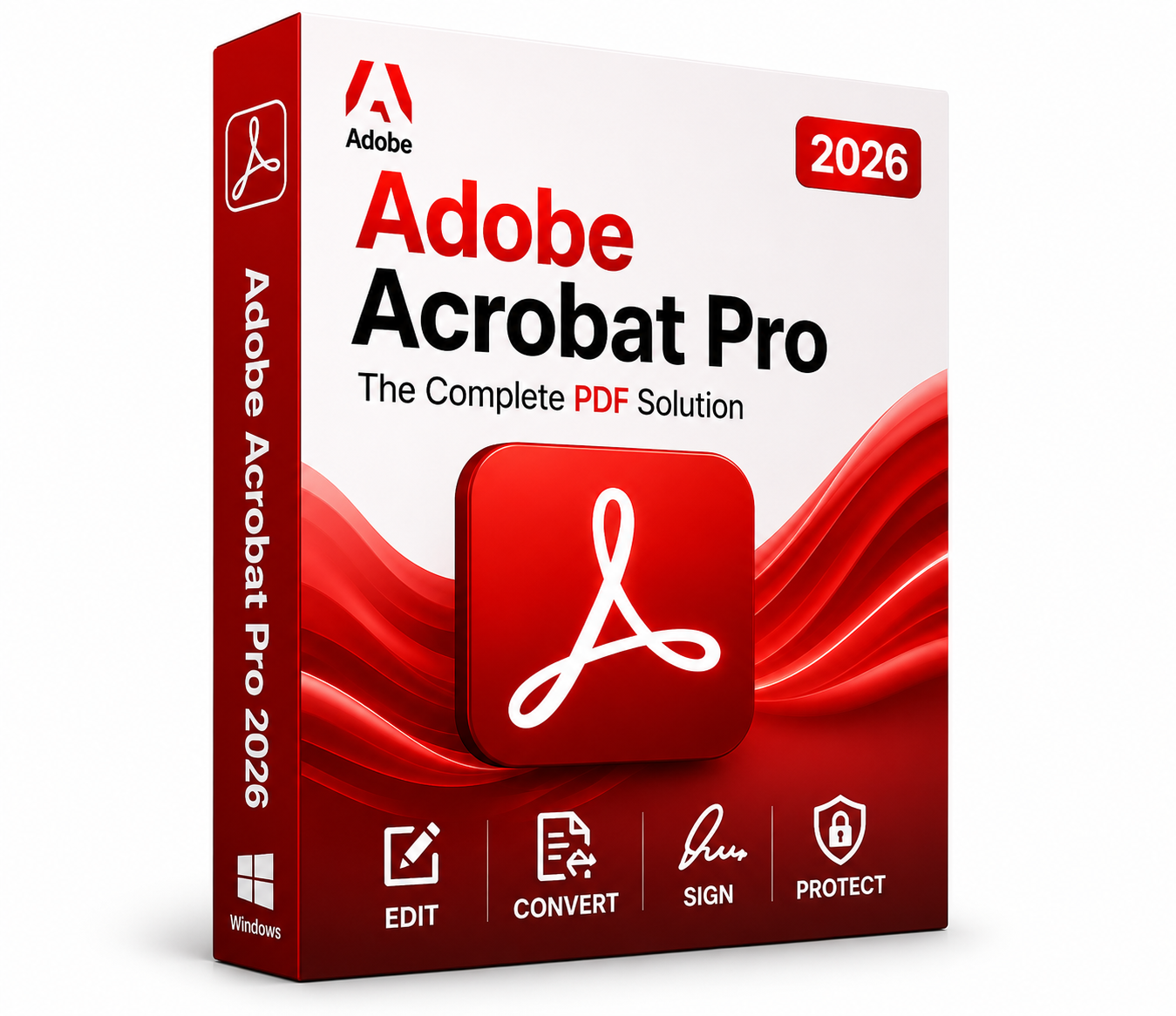 Adobe Acrobat Pro 2026 Lifetime License for Windows | PDF Editor, OCR & eSign | Digital Download