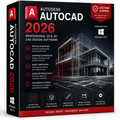 Autodesk AutoCAD 2026 for Windows | Lifetime License | 2D & 3D CAD Design Software | Instant Digital Download