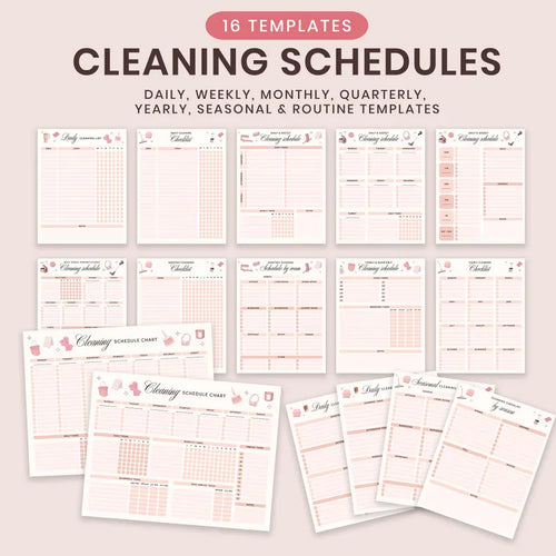 Wedora Digital ADHD Cleaning Planner
