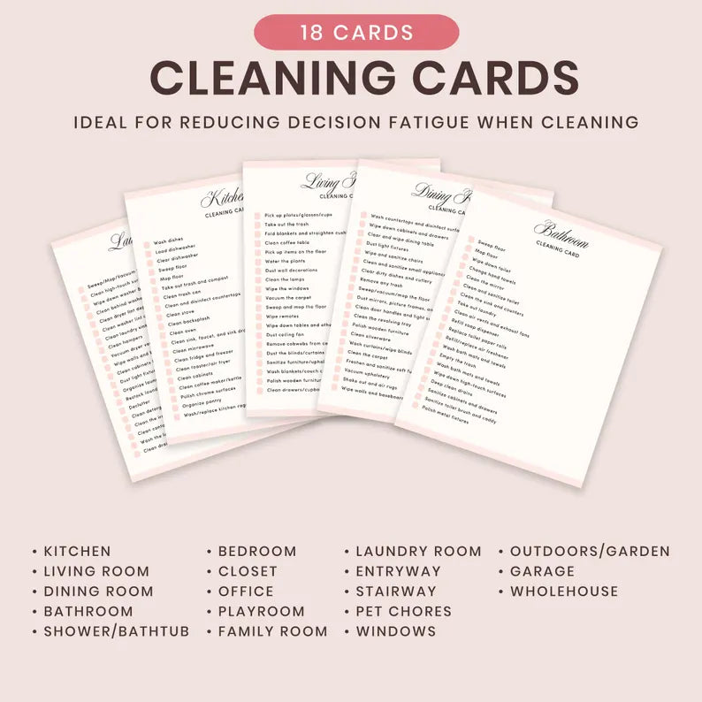 Wedora Digital ADHD Cleaning Planner