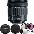 Canon EF-S 10-18mm f/4.5-5.6 IS STM Lens 8 Piece Accessory Kit