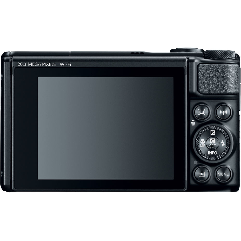 Canon PowerShot SX740 HS Digital Camera (Black) 4PC Bundle - Includes 16GB SD Memory Card + Point & Shoot Case + Microfiber Cleaning Cloth
