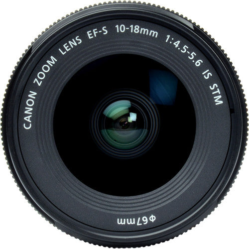 Canon EF-S 10-18mm f/4.5-5.6 IS STM Lens 8 Piece Accessory Kit
