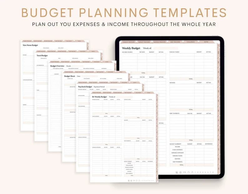 Wedora Digital Financial Budget Planner