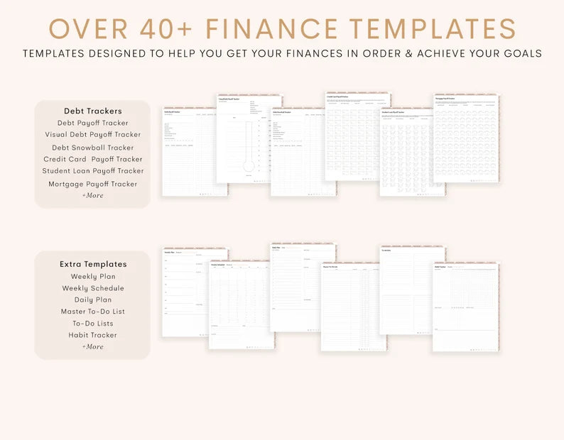 Wedora Digital Financial Budget Planner