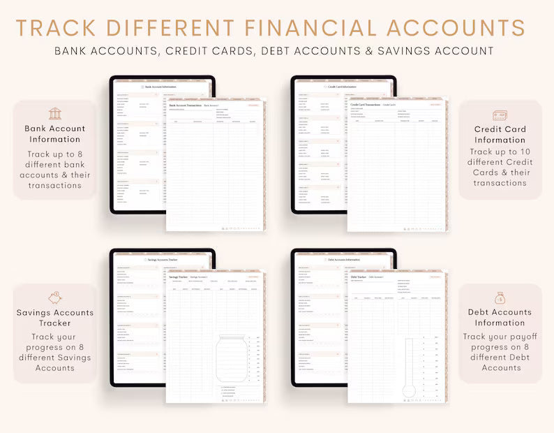 Wedora Digital Financial Budget Planner