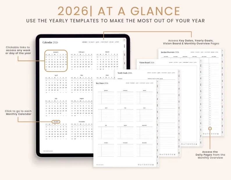 Wedora Digital 2026 Digital Planner