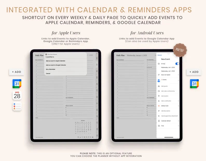 Wedora Digital 2026 Digital Planner
