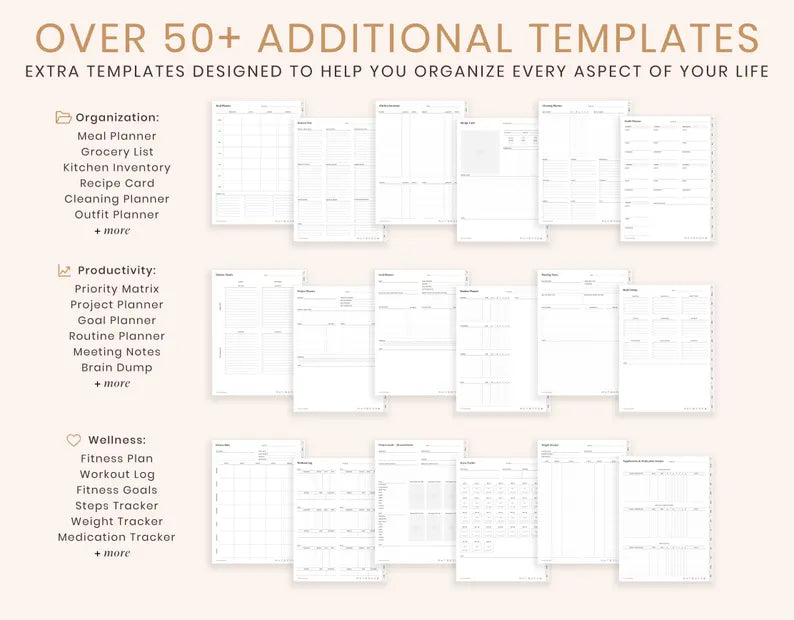 Wedora Digital 2026 Digital Planner